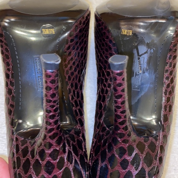 Vince Camuto Dark Red Bootie Heels - Picture 9 of 9